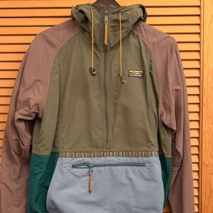 L.L. Bean Multicolor Windbreaker Jacket